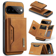 Load image into Gallery viewer, Casekis Magnetic Wallet Detachable Phone Case Brown