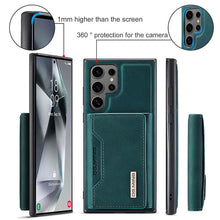 Load image into Gallery viewer, Casekis Magnetic Wallet Detachable Phone Case Green