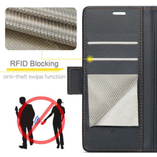 Load image into Gallery viewer, Casekis RFID Cardholder Phone Case Black
