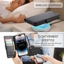 Load image into Gallery viewer, Casekis RFID Cardholder Phone Case Black