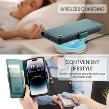 Load image into Gallery viewer, Casekis RFID Cardholder Phone Case Green