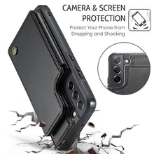 Load image into Gallery viewer, Casekis RFID Cardholder Wallet Phone Case For Galaxy S21 FE 5G