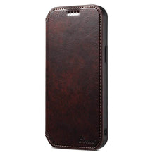 Load image into Gallery viewer, Casekis Leather Wallet MagSafe Phone Case Brown