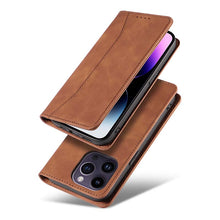 Load image into Gallery viewer, Casekis Fashion Magnetic Phone Case Brown
