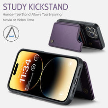 Load image into Gallery viewer, Casekis RFID Cardholder Wallet Phone Case Purple