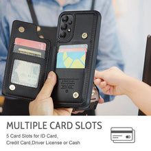 Load image into Gallery viewer, Casekis RFID Cardholder Wallet Phone Case For Galaxy A13 4G/5G/A04S/A04