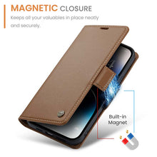 Load image into Gallery viewer, Casekis RFID Cardholder Phone Case Brown