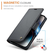 Load image into Gallery viewer, Casekis RFID Cardholder Phone Case Black
