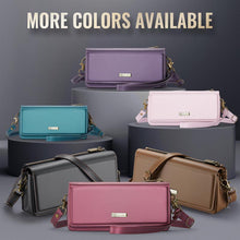 Load image into Gallery viewer, Casekis Multifunctional Leather Crossbody Phone Bag Pink