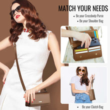 Load image into Gallery viewer, Casekis Multifunctional Leather Crossbody Phone Bag Brown
