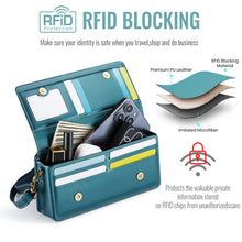 Load image into Gallery viewer, Casekis Multifunctional Leather Crossbody Phone Bag Green