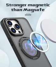 Load image into Gallery viewer, Casekis Anti-shock Magsafe Stand Phone Case Black