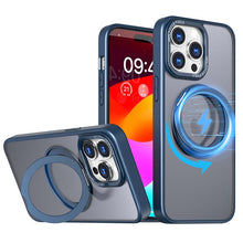 Load image into Gallery viewer, Casekis Anti-shock Magsafe Stand Phone Case Blue