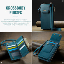 Load image into Gallery viewer, Casekis Crossbody RFID Zipper Phone Bag Blue