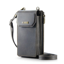 Load image into Gallery viewer, Casekis Crossbody RFID Zipper Phone Bag Coffee