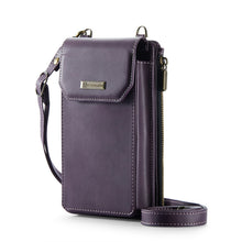 Load image into Gallery viewer, Casekis Crossbody RFID Zipper Phone Bag Purple