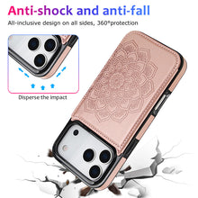 Load image into Gallery viewer, Casekis Mandala Embossed Phone Case Rose Gold