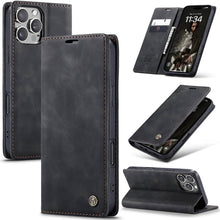Load image into Gallery viewer, Casekis Retro Wallet Case For iPhone 16 Pro Max