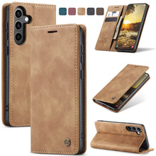 Load image into Gallery viewer, Casekis Retro Wallet Case For Galaxy S24 FE 5G