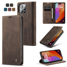 Load image into Gallery viewer, Casekis Retro Wallet Case For iPhone 15 Pro Max