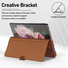 Load image into Gallery viewer, Casekis Leather Case With S Pen for Galaxy Z Fold 3 5G