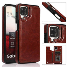 Load image into Gallery viewer, Casekis Cardholder Leather Wallet Phone Case For Galaxy A12
