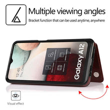 Load image into Gallery viewer, Casekis Cardholder Leather Wallet Phone Case For Galaxy A12