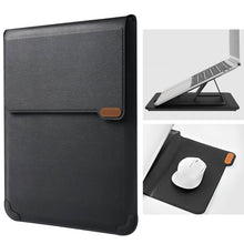 Carregar imagem no visualizador da galeria, Casekis Leather Laptop Bag with Mouse Pad Adjustable Stand for Laptop 13 inch/14 inch