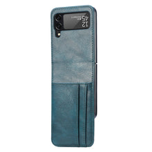 Load image into Gallery viewer, Casekis Folding Multi-card Leather Case for Galaxy Z Flip 4 5G