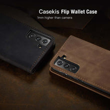 Load image into Gallery viewer, Casekis Retro Wallet Case For Galaxy S22 Plus 5G