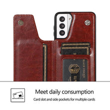Load image into Gallery viewer, Casekis Cardholder Leather Wallet Phone Case For Galaxy S21 5G