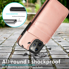 Load image into Gallery viewer, Casekis Bracket Card Slot Phone Case Rose Gold