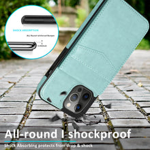 Load image into Gallery viewer, Casekis Bracket Card Slot Phone Case Green