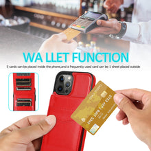 Load image into Gallery viewer, Casekis Bracket Card Slot Phone Case Red