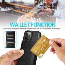 Load image into Gallery viewer, Casekis Bracket Card Slot Phone Case Black