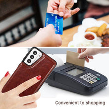 Load image into Gallery viewer, Casekis Cardholder Leather Wallet Phone Case For Galaxy S21 5G