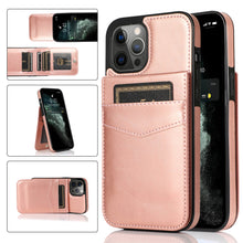 Load image into Gallery viewer, Casekis Bracket Card Slot Phone Case Rose Gold