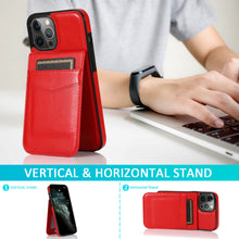 Load image into Gallery viewer, Casekis Bracket Card Slot Phone Case Red