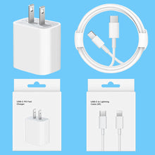 Load image into Gallery viewer, CASEKIS 20W Tpye-C Fast Charger With 6ft Cable For iPhone