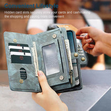 Load image into Gallery viewer, Casekis Samsung Galaxy A12 Multifunctional Wallet PU Leather Case - Casekis