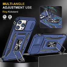 Load image into Gallery viewer, Casekis Sliding Camera Cover Anti-Fall Phone Case Navy Blue