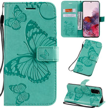 Load image into Gallery viewer, 2021 Upgraded 3D Embossed Butterfly Wallet Phone Case For Samsung S20 FE 4G/5G - Casekis