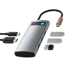 Load image into Gallery viewer, 5 in 1 USB C Hub Docking Station