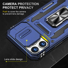 Load image into Gallery viewer, Casekis Sliding Camera Cover Anti-Fall Phone Case Navy Blue