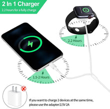 Load image into Gallery viewer, Charging Cable for iWatch, Phone & Pad Series, 2-in-1 Upgraded Version