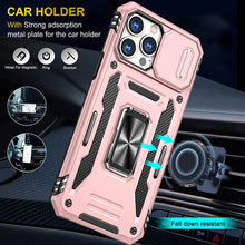 Load image into Gallery viewer, Casekis Sliding Camera Cover Anti-Fall Phone Case Rose Gold