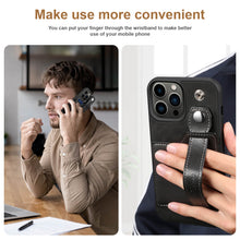 Load image into Gallery viewer, Casekis Wristband Stand Phone Case Black