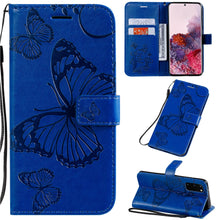 Load image into Gallery viewer, 2021 Upgraded 3D Embossed Butterfly Wallet Phone Case For Samsung S20 FE 4G/5G - Casekis