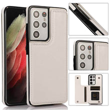 Load image into Gallery viewer, Casekis Cardholder Leather Wallet Phone Case For Galaxy S21 Ultra