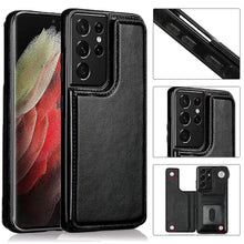 Load image into Gallery viewer, Casekis Cardholder Leather Wallet Phone Case For Galaxy S21 Ultra